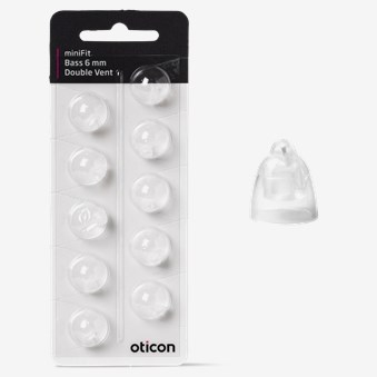 Dome Bass Dubbel Vent MiniFit (Oticon)